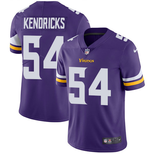 Minnesota Vikings #54 Limited Eric Kendricks Purple Nike NFL Home Men Jersey Vapor Untouchable